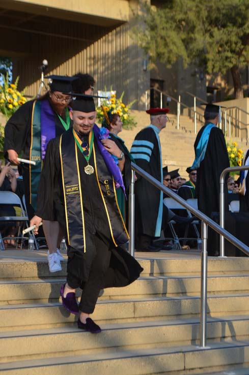 People enjoying Commencement 2019