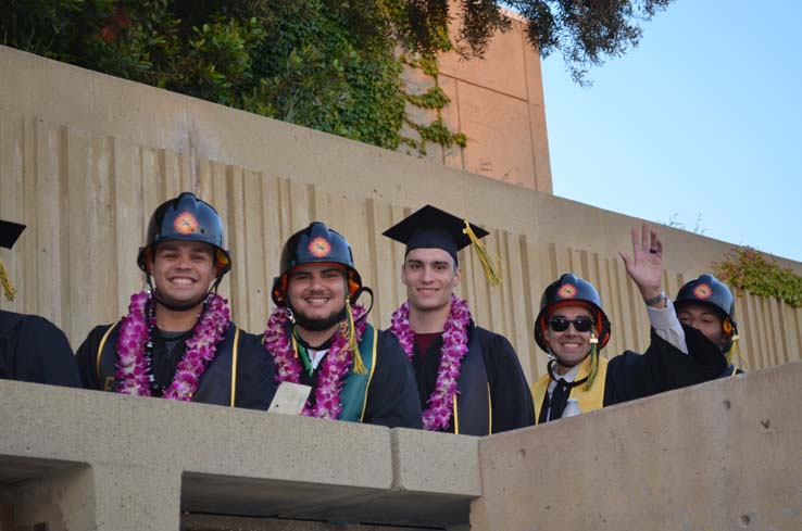 People enjoying Commencement 2019