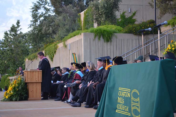 People enjoying Commencement 2019