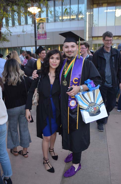 People enjoying Commencement 2019