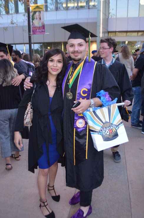 People enjoying Commencement 2019