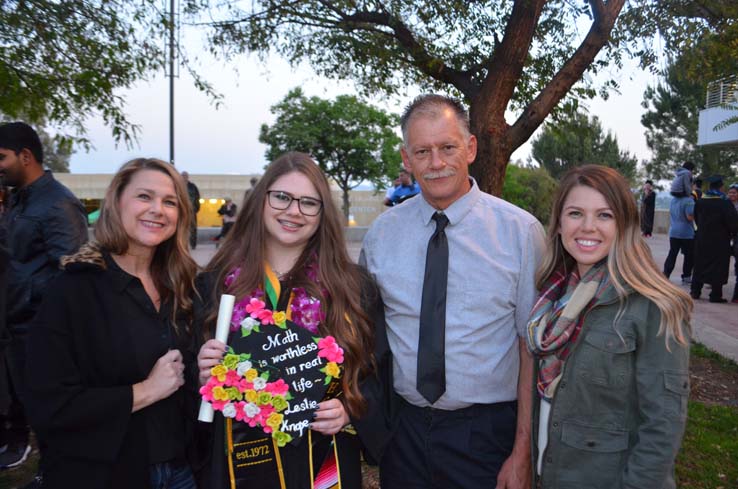 People enjoying Commencement 2019