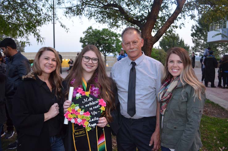 People enjoying Commencement 2019