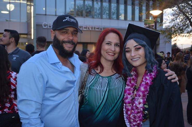 People enjoying Commencement 2019