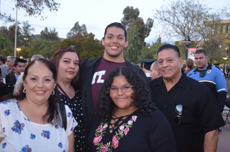 People enjoying Commencement 2019