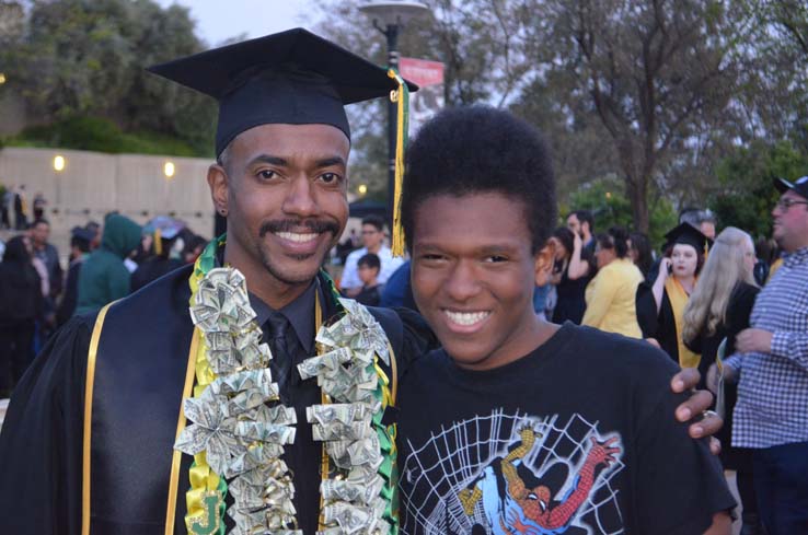 People enjoying Commencement 2019