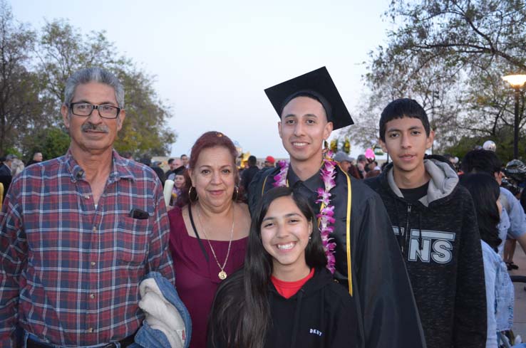 People enjoying Commencement 2019