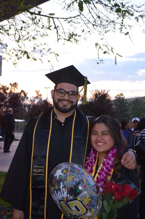 People enjoying Commencement 2019