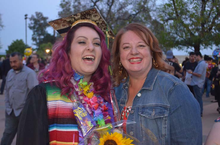 People enjoying Commencement 2019