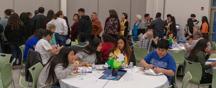 People enjoying the Guardian Scholars Program