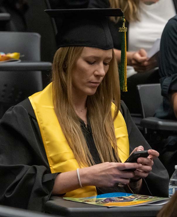 People enjoying Scholars Convocation