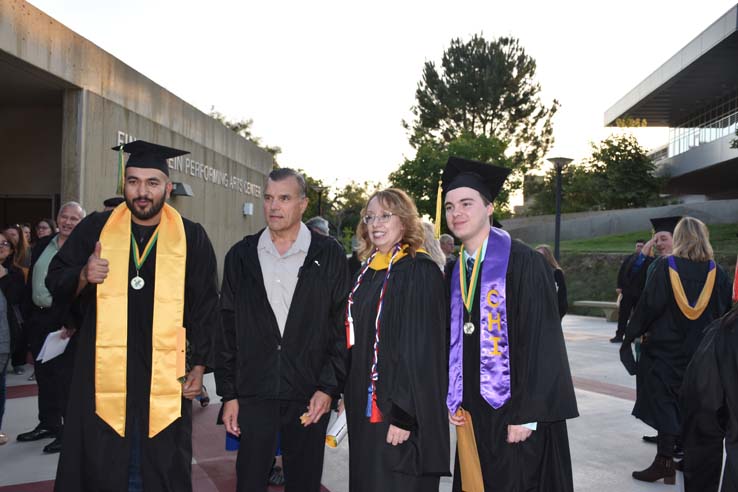 People enjoying Scholars Convocation