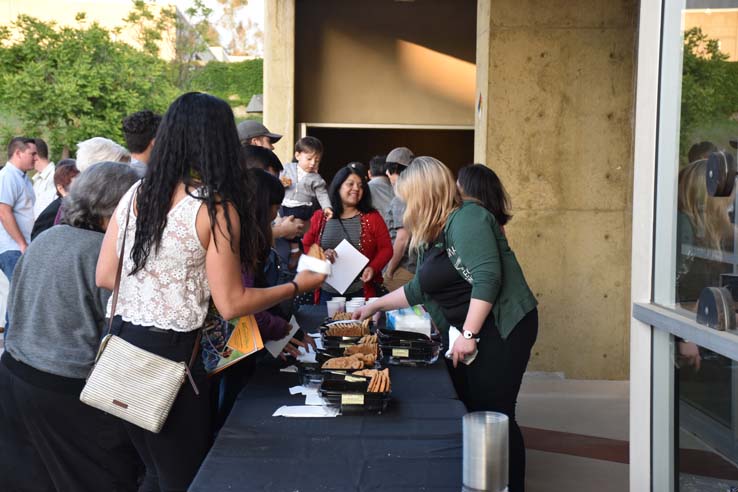 People enjoying Scholars Convocation