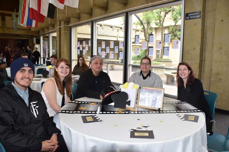 People enjoying the Transfer Luncheon