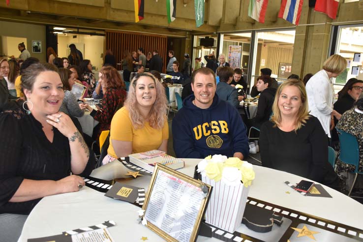 People enjoying the Transfer Luncheon