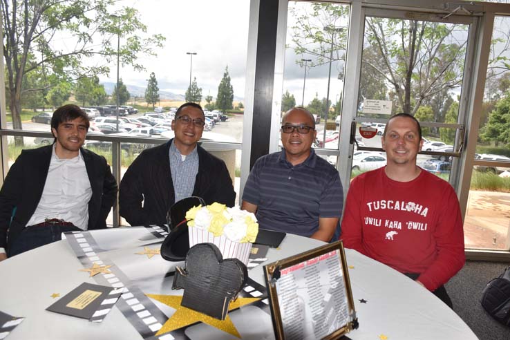 People enjoying the Transfer Luncheon