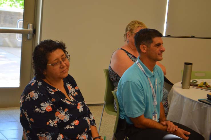 People at the Summer Bridge Ceremony