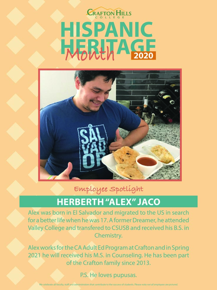 Hispanic Heritage Month Employee Profile photo and text. Link to full text below image