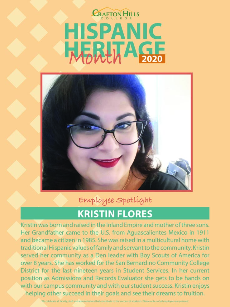 Hispanic Heritage Month Employee Profile photo and text. Link to full text below image