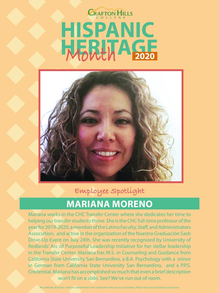 Hispanic Heritage Month Employee Profile photo and text. Link to full text below image