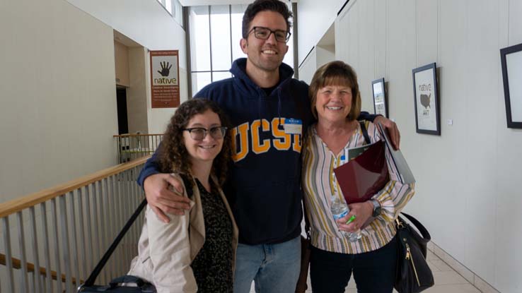 People enjoying the ASL Educator's Conference