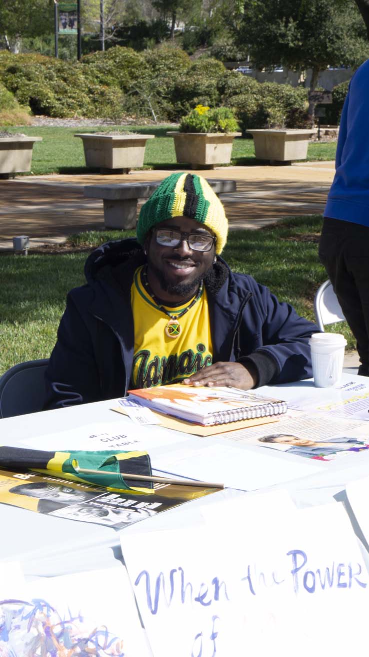 People enjoying Club Rush and the Health Fair