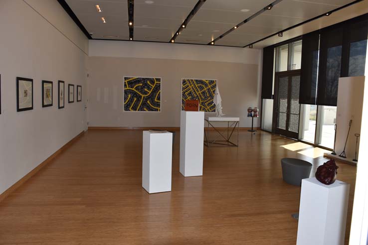 Art on display at the 'Creative Sovereignty' Exhibit