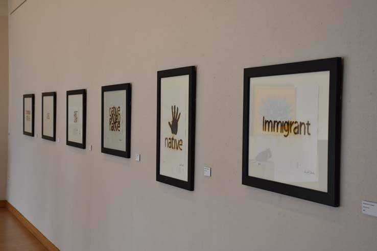 Art on display at the 'Creative Sovereignty' Exhibit