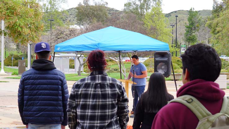 People enjoying the Days of Advocacy event