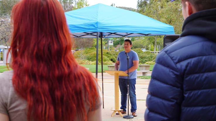 People enjoying the Days of Advocacy event