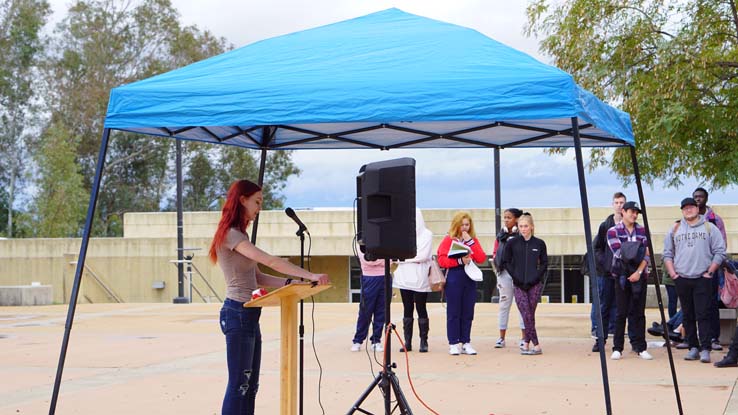 People enjoying the Days of Advocacy event