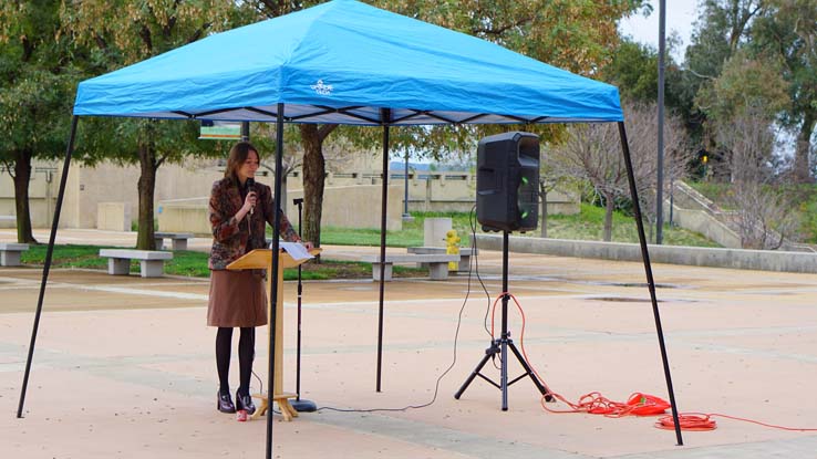 People enjoying the Days of Advocacy event