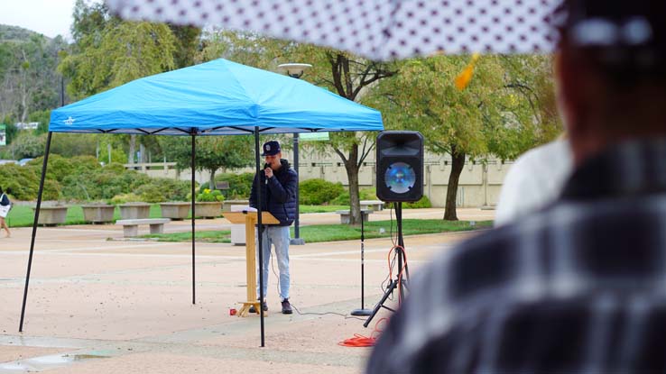 People enjoying the Days of Advocacy event