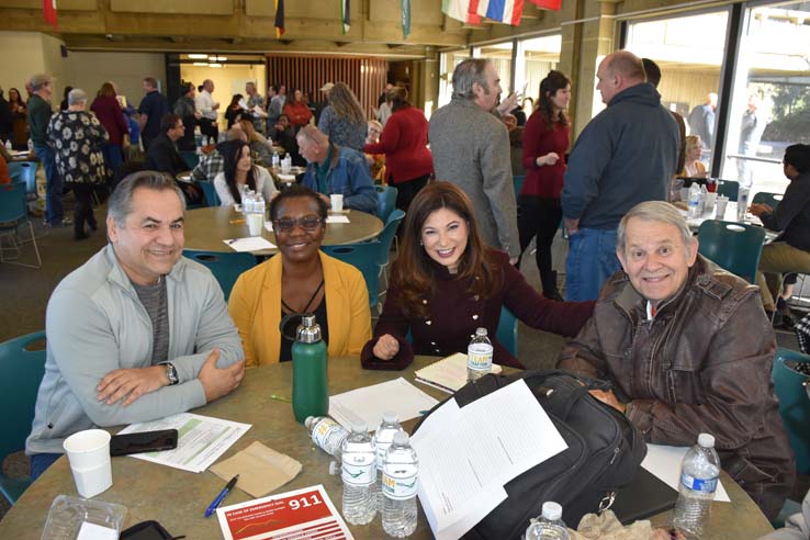 People enjoying In-Service Day