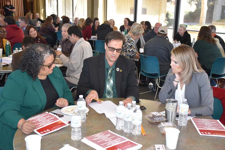 People enjoying In-Service Day