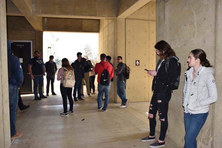 A group of students at Crafton Hills.