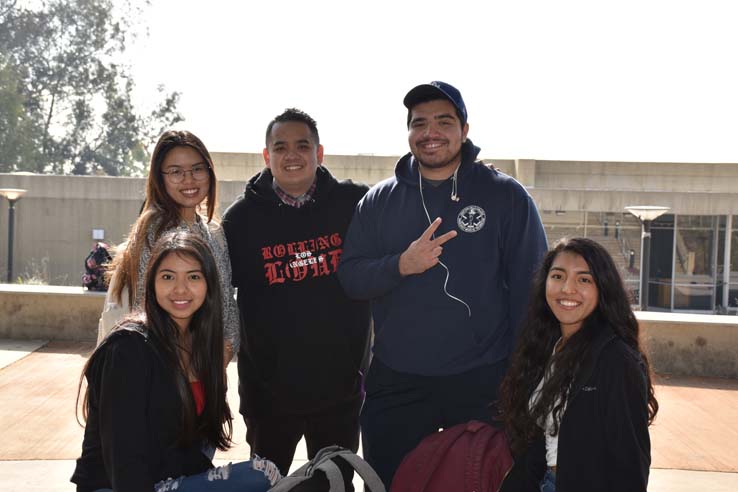 A group of students at Crafton Hills.