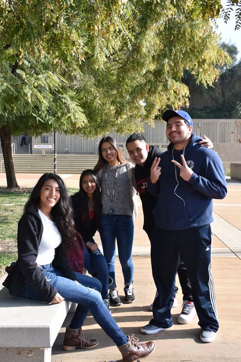 A group of students at Crafton Hills.