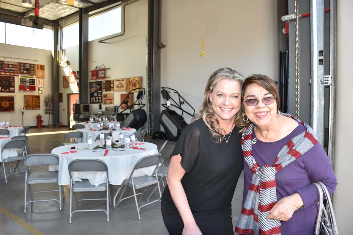 People enjoying yhe Friends Annual Luncheon