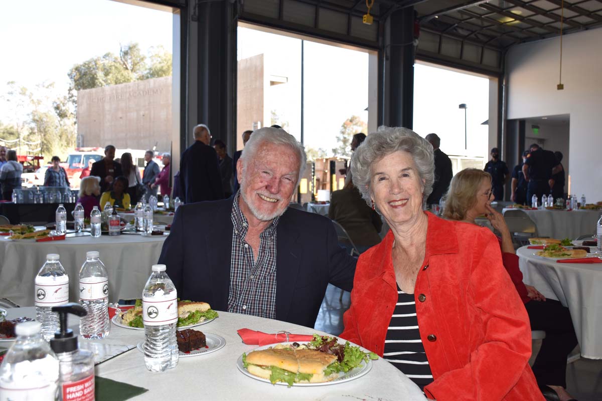 People enjoying yhe Friends Annual Luncheon