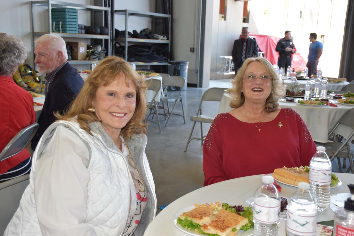 People enjoying yhe Friends Annual Luncheon