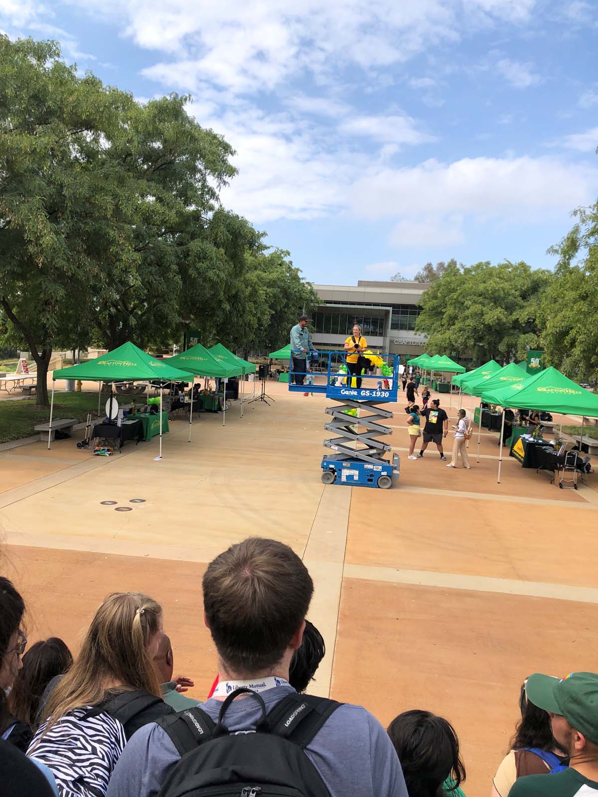 People enjoying the 50th Anniversary Celebration