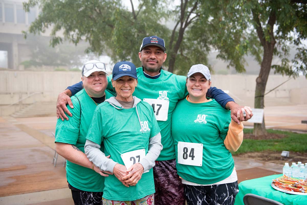 People enjoying the 5K Fun Run!