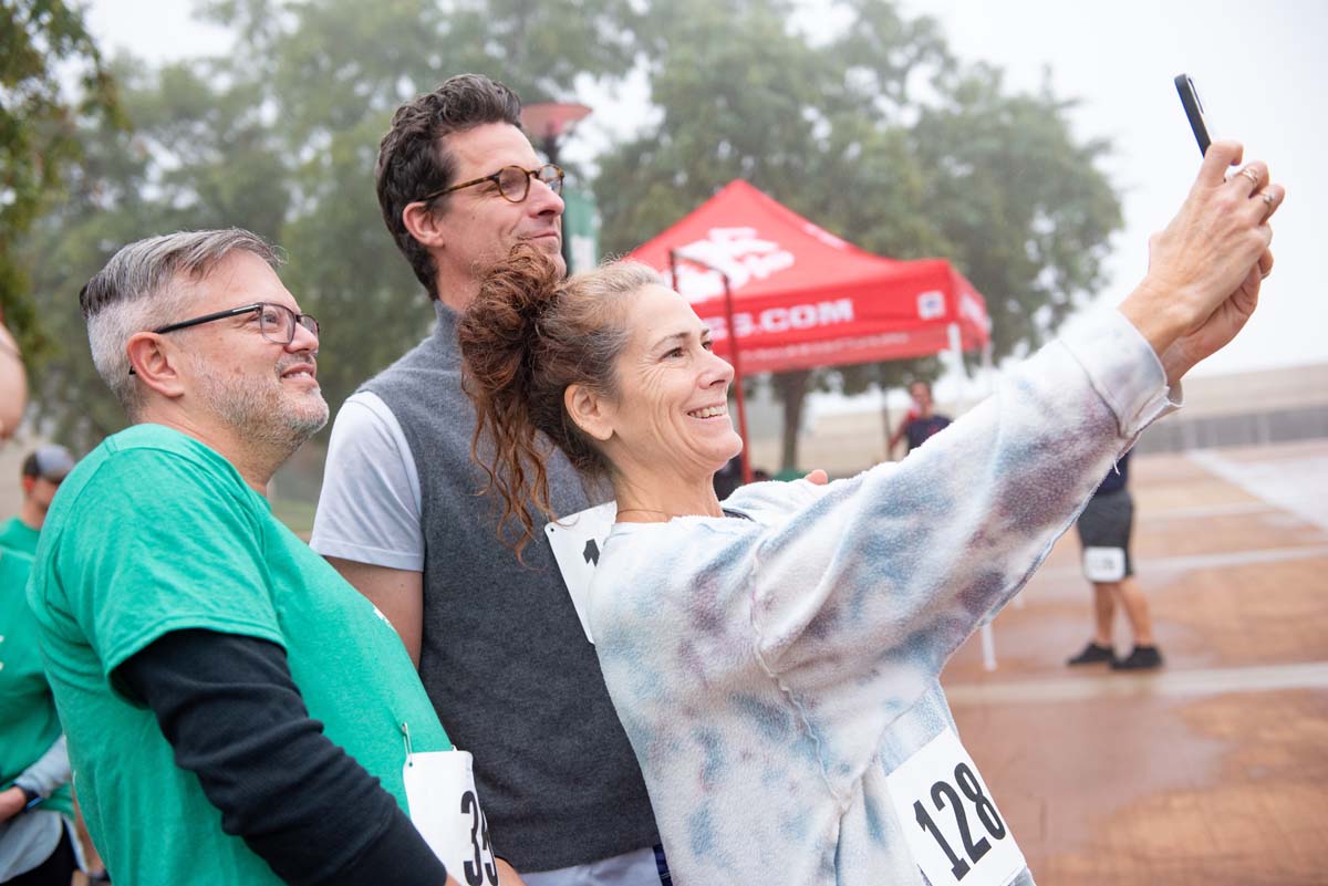 People enjoying the 5K Fun Run!