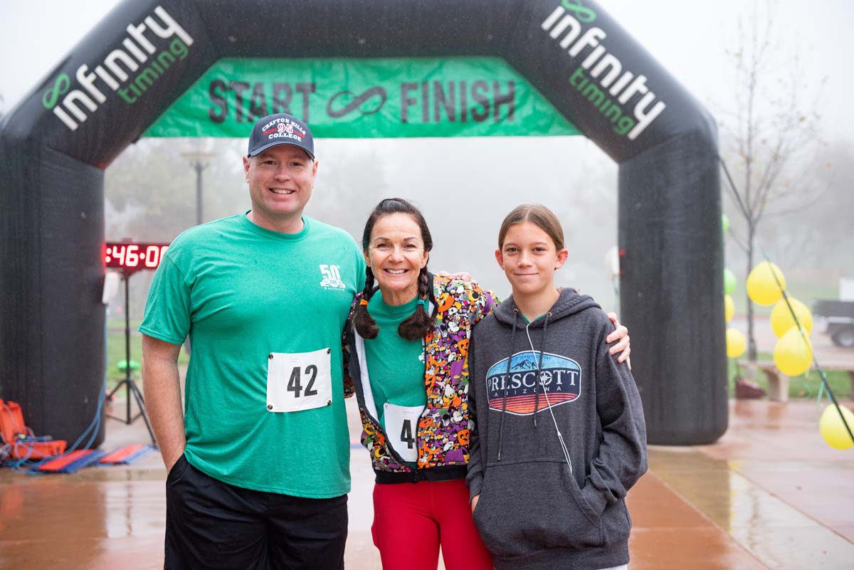 People enjoying the 5K Fun Run!