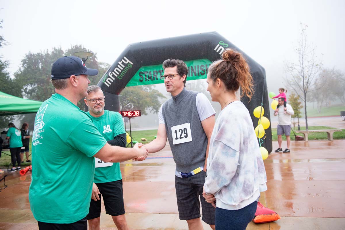 People enjoying the 5K Fun Run!