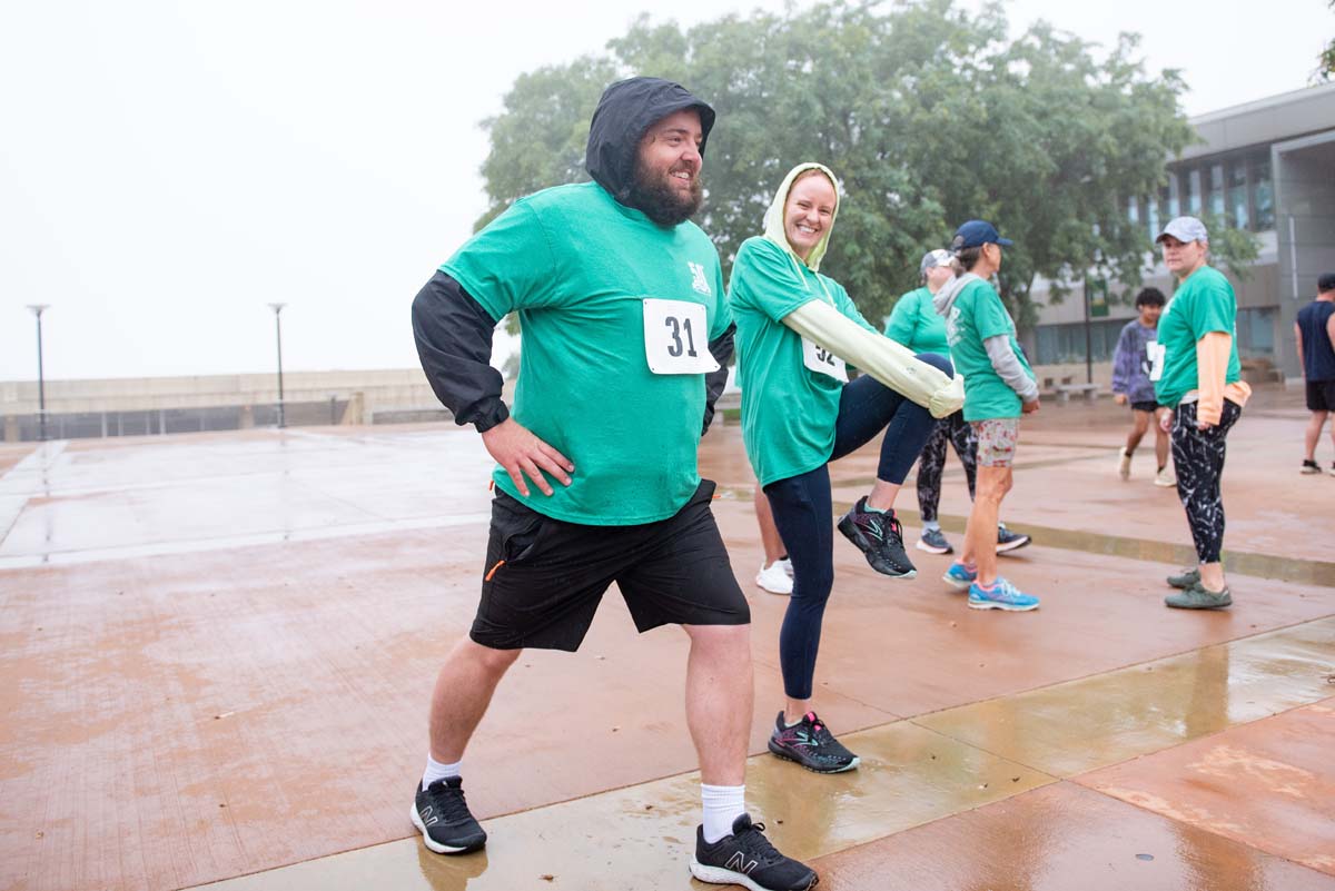 People enjoying the 5K Fun Run!