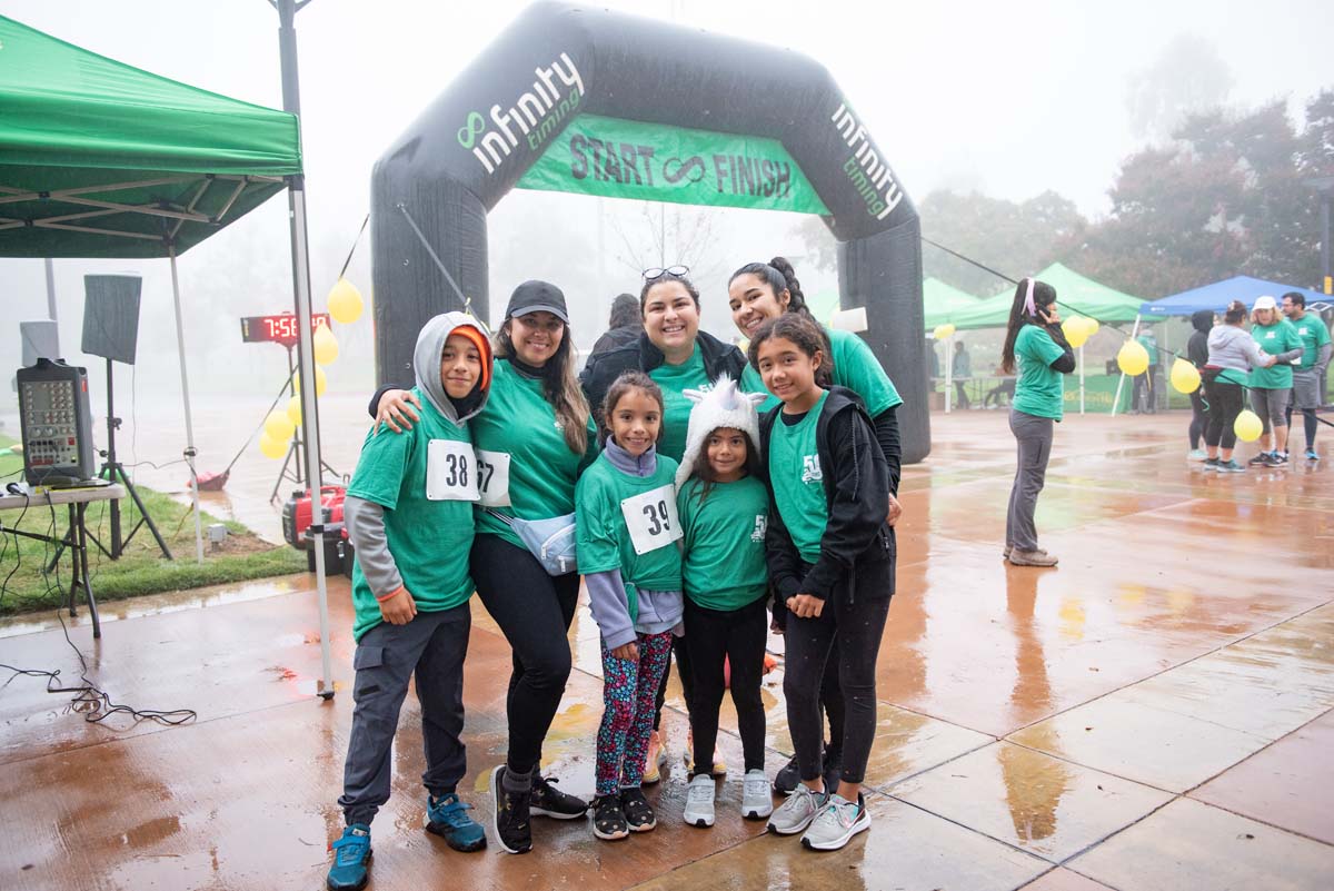 People enjoying the 5K Fun Run!