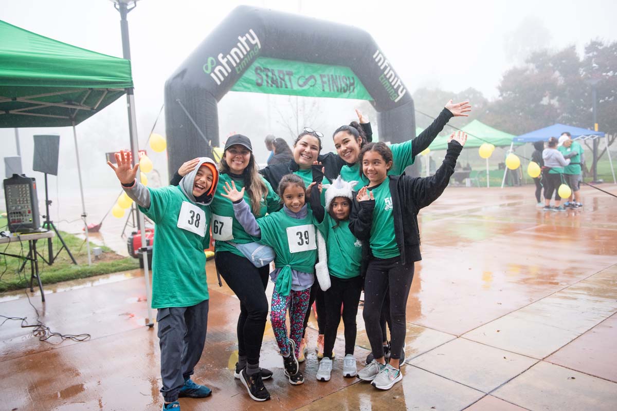 People enjoying the 5K Fun Run!