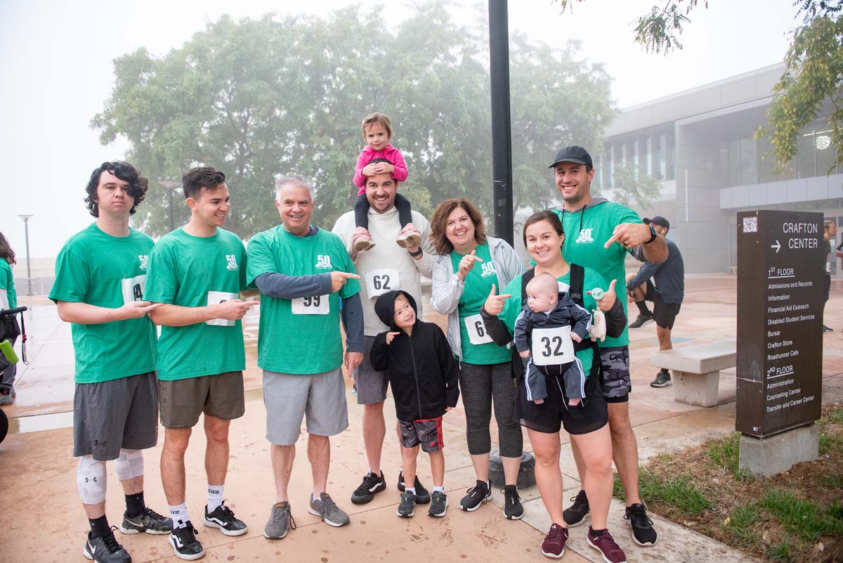 People enjoying the 5K Fun Run!